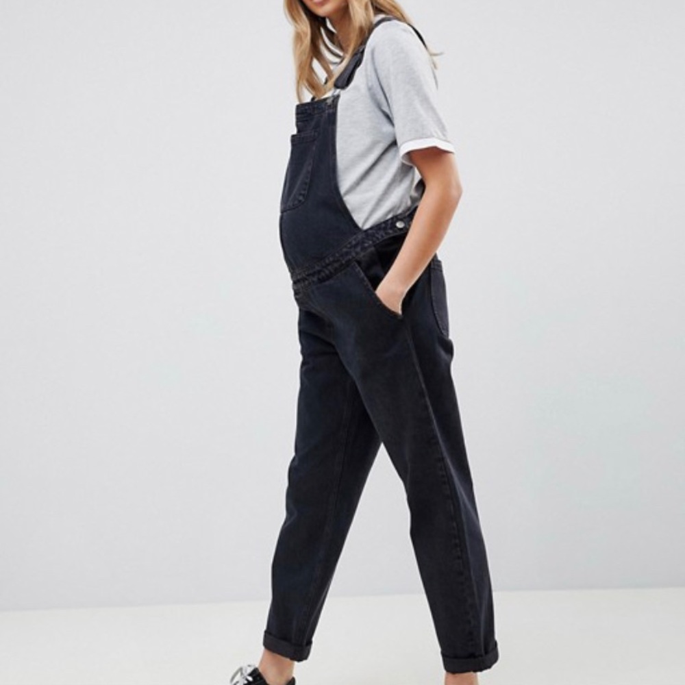 ASOS maternity overalls
